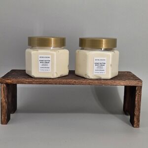 River & Rowe Honey Butter Body Cream Set of 2 5oz Hydrating Ceramide Glow